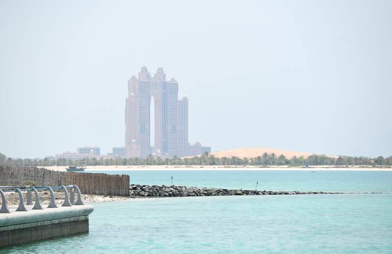 The air in Abu Dhabi feels more humid in July compared with previous summer months. Khushnum Bhandari / The National

