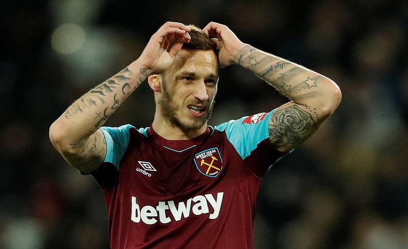 Soccer Football - FA Cup Third Round Replay - West Ham United vs Shrewsbury Town - London Stadium, London, Britain - January 16, 2018   West Ham United's Marko Arnautovic reacts                 Action Images via Reuters/John Sibley