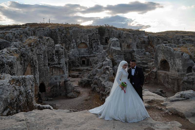 The ancient city of Perre in southeastern Turkey. All photos AFP