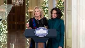 US first lady Jill Biden hosts White House Christmas festivities - in pictures
