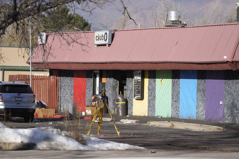 Investigators continue to collect evidence after a mass shooting at Club Q. AP