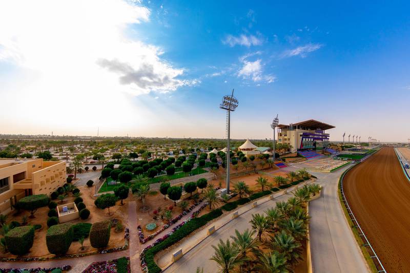 The King Abdulaziz Racetrack in Riyadh, which will host the Saudi Cup, in February 2020. Courtesy of Jockey Club of Saudi Arabia