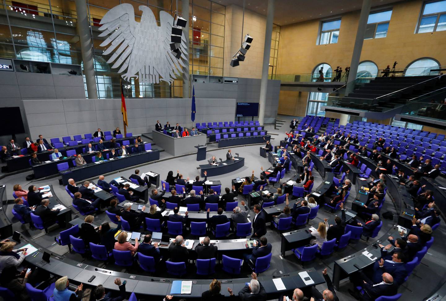 Some of the suspects were allegedly planning an attack on Germany's parliament. Reuters 