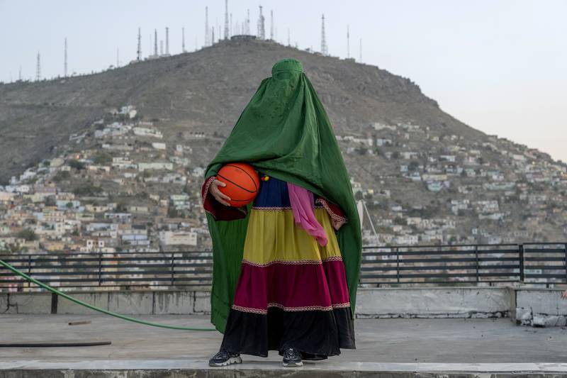 Girls and women in Afghanistan have been barred from playing sports by the Taliban, but some refuse to give up the games they love. All photos: AP