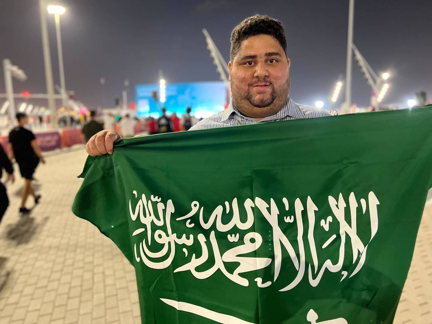 Le Dr Mohammed Algabeyah a déclaré que jouer contre Messi lors de sa dernière Coupe du monde était une grande chose pour l'Arabie saoudite.  Andy Scott / Le National