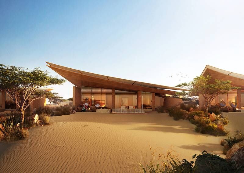 A villa model in Southern Dunes. 