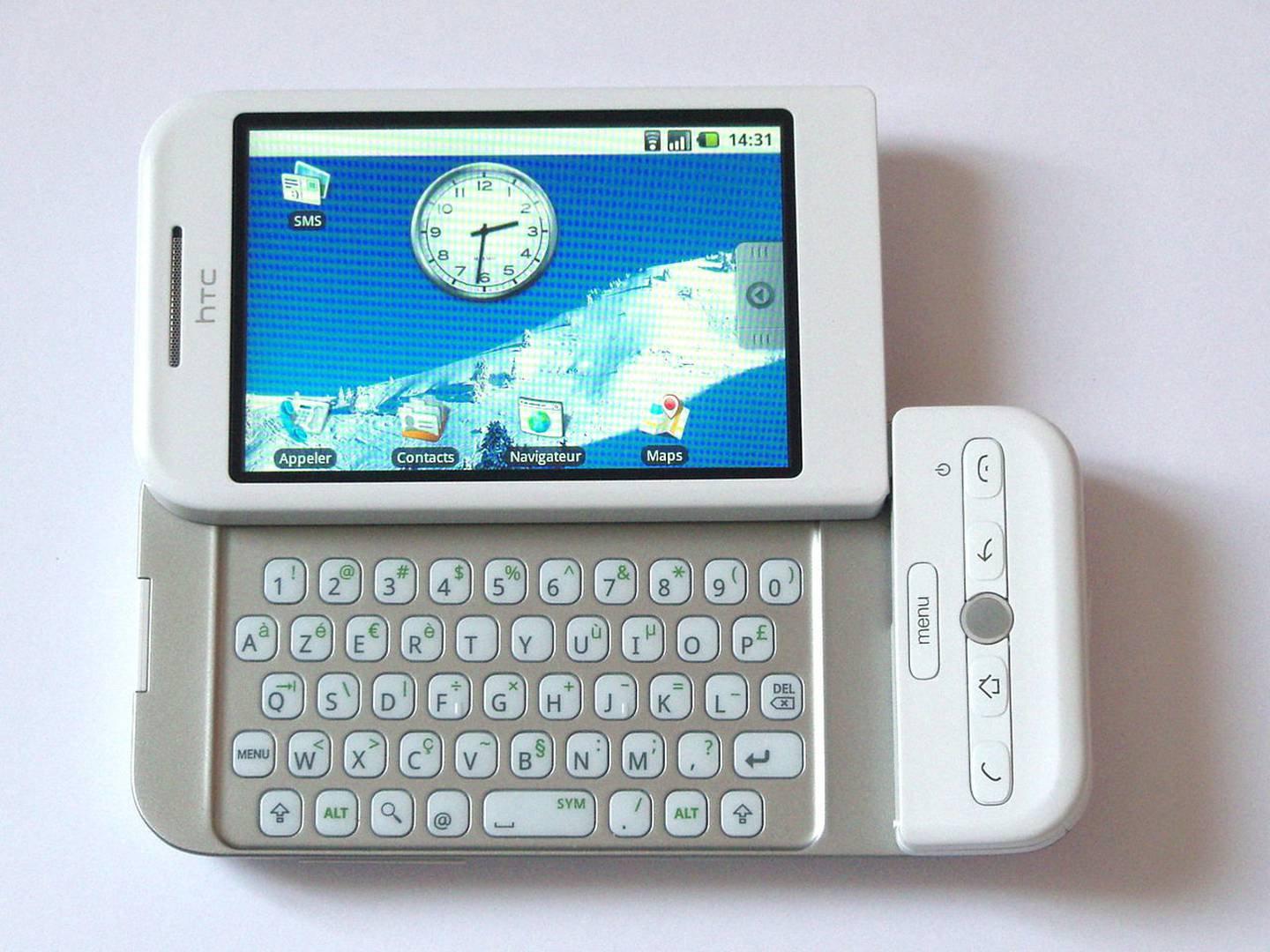 The HTC Dream ran on the very first version of Google's Android operating system.  Photo: Wikipedia