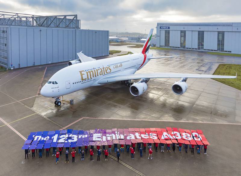 Emirates received its final A380 in December 2021. Photo: Emirates