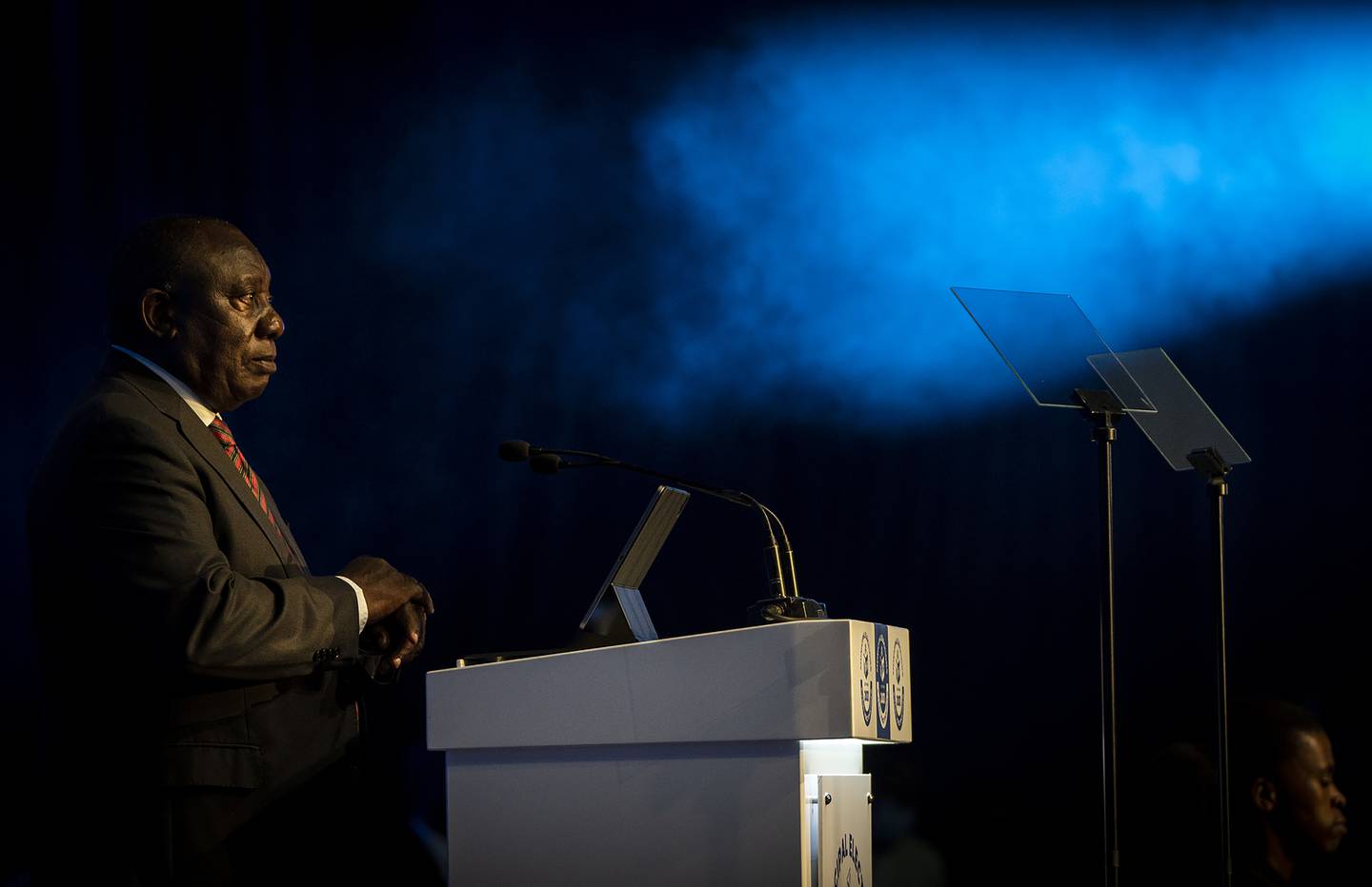 L'administration du président sud-africain Cyril Ramaphosa vise à attirer 1,2 billion d'investissements.  PA