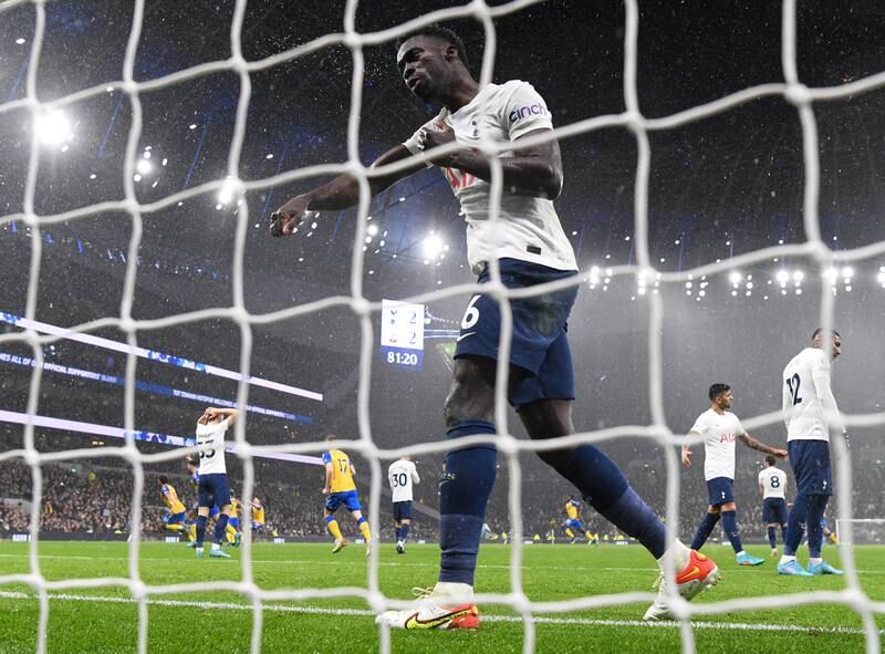 Davinson Sanchez - 6. Largely seen as cover for Romero, Davies and Dier. The Colombian has great recovery but that's often called upon because his positional sense is poor. Getty Images