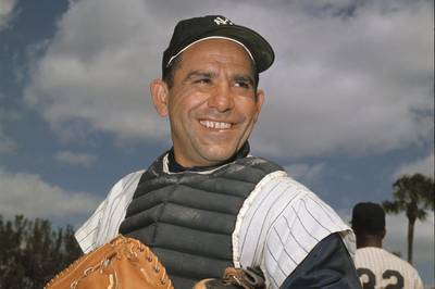New York Yankees catcher Yogi Berra shown at spring training in an undated photo. AP Photo