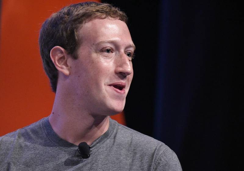 (FILES) In this file photo taken on June 24, 2016 Facebook CEO and founder Mark Zuckerberg speaks during a discussion at the Global Entrepreneurship Summit at Stanford University in Palo Alto, California.
Facebook announced on April 6, 2018 that it will require any political ads on its platform to state who is paying for the message, and would verify the identity of the payer, in a bid to curb outside election interference. The social network, which is under fire for enabling manipulation of its platform in the 2016 election, said the new policy would require any messages for candidates or public issues to include the label "political ad" with the name of the person or entity paying for it.
 / AFP PHOTO / MANDEL NGAN