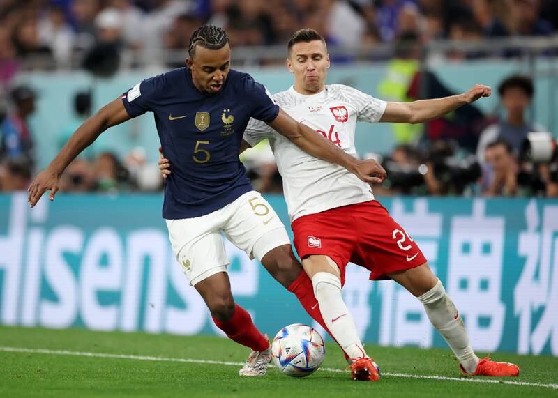 Przemyslaw Frankowski - 6, Rushed Upamecano and did well to challenge Mbappe in the early stages, although a poor touch and pass put his team in trouble. Put in some good work on the wing and delivered an inviting cross that Kaminski wasn’t quite able to reach. Getty