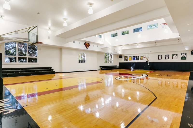 A 6,000-square-foot basketball court