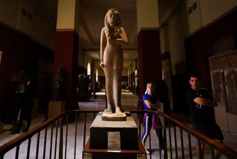 Artefacts from across dynasties are on show at the Egyptian Museum in Cairo. Reuters