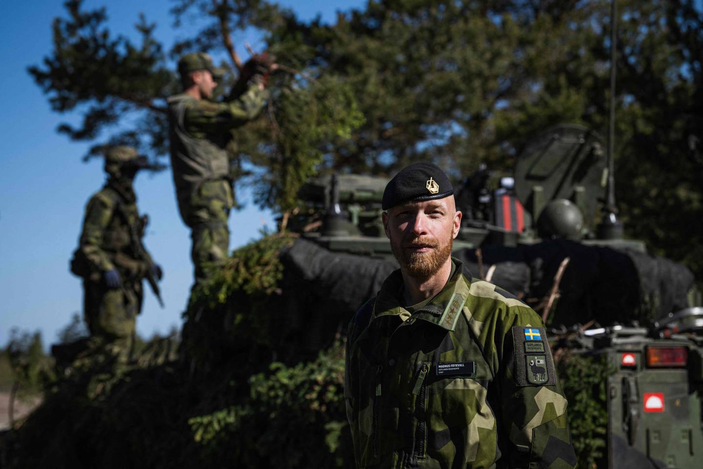 Sweden plans to upgrade its armed forces as part of a new security focus. AFP 
