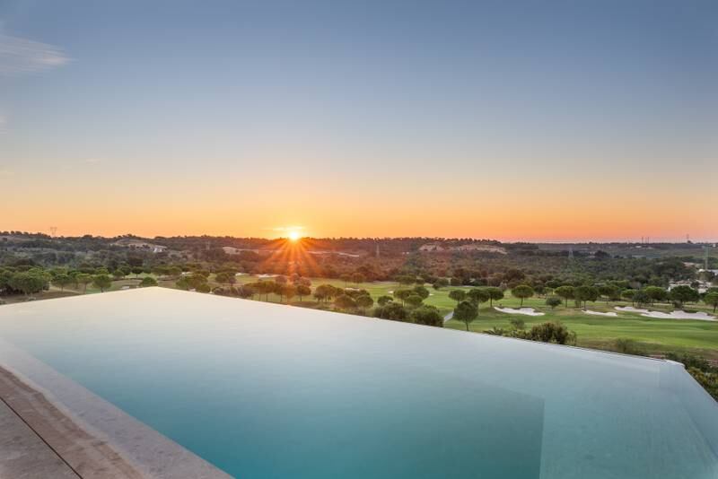 A view of the aquarium-style infinity pool. Photo: Sotheby's International Realty