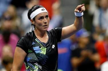 Ons Jabeur, of Tunisia, reacts after defeating Marie Bouzkova, of the Czech Republic, during the third round of the U. S.  Open tennis championships, Saturday, Sept.  2, 2023, in New York.  (AP Photo / Eduardo Munoz Alvarez)