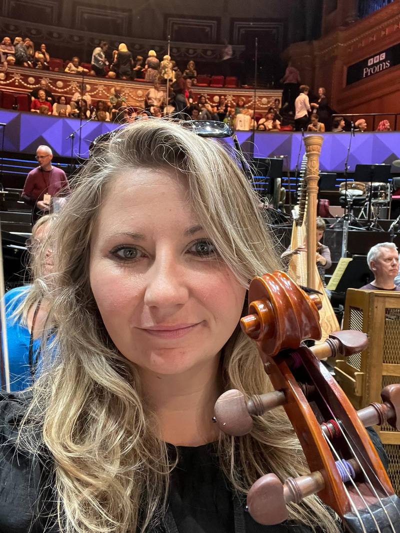 Halle Orchestra violinist Victoria Stephenson traces her career back to her time at Dess. Photo: Dubai English Speaking School