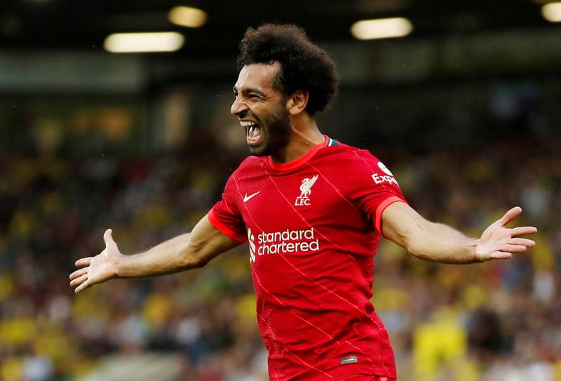 1. Mohamed Salah's first goal of the season came in Liverpool's first game of the season, a 3-0 victory at newly promoted Norwich City on August 14. Reuters