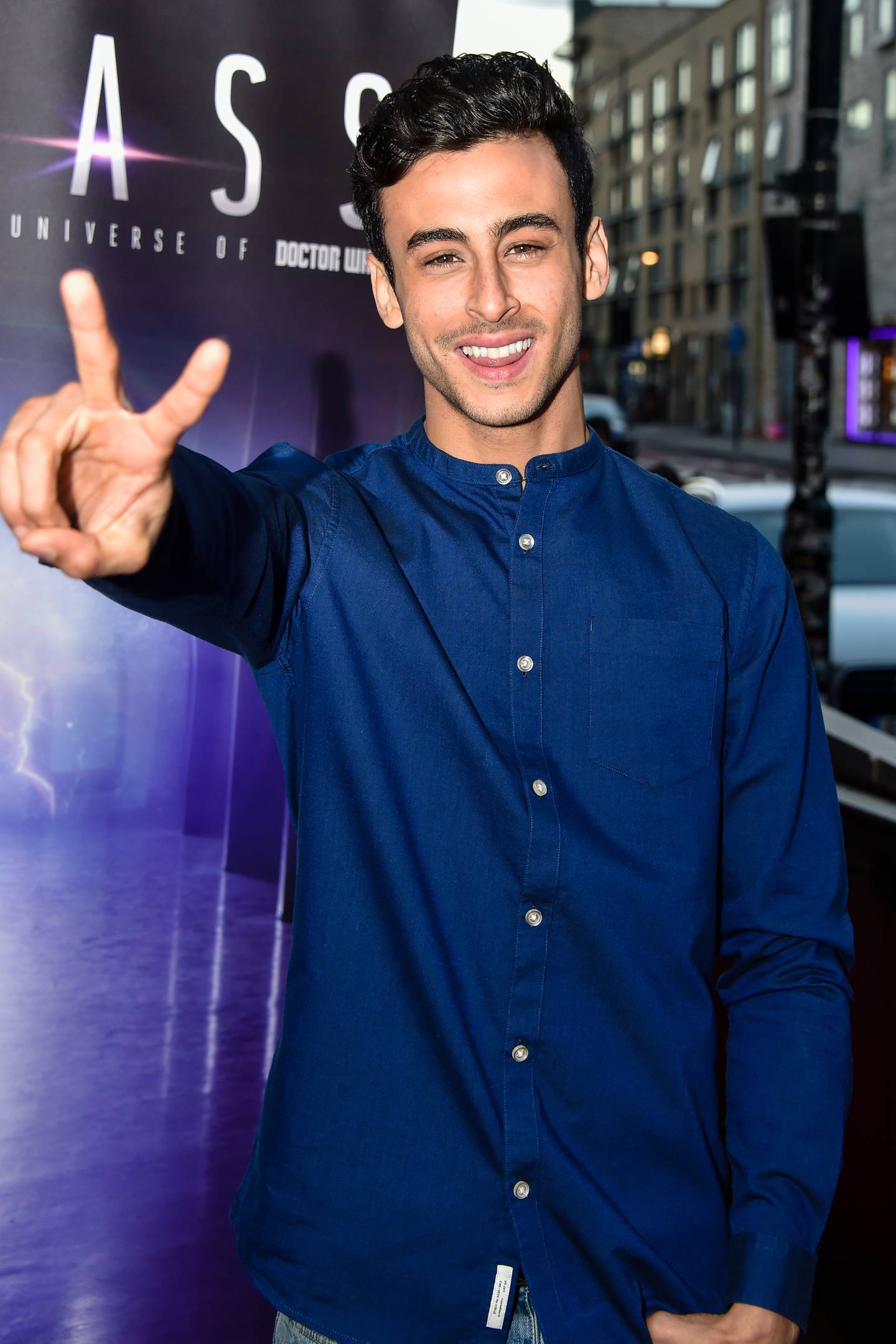 Fady Elsayed attends the world premiere of 'Doctor Who' spin-off 'Class' in London. Reuters