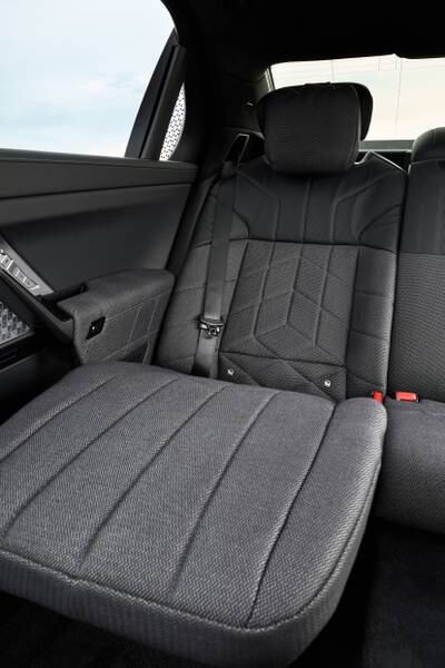 The cavernous rear compartment comes with fold-out leg rests 