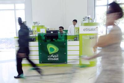 Etisalat users will now be able to access high-speed Internet at their homes following 5G roll-out. Sarah Dea / The National