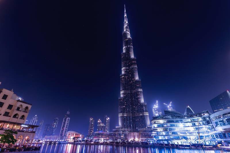 Potentially see your New Year wish lit up on Dubai's Burj Khalifa. Courtesy travelbusy.com