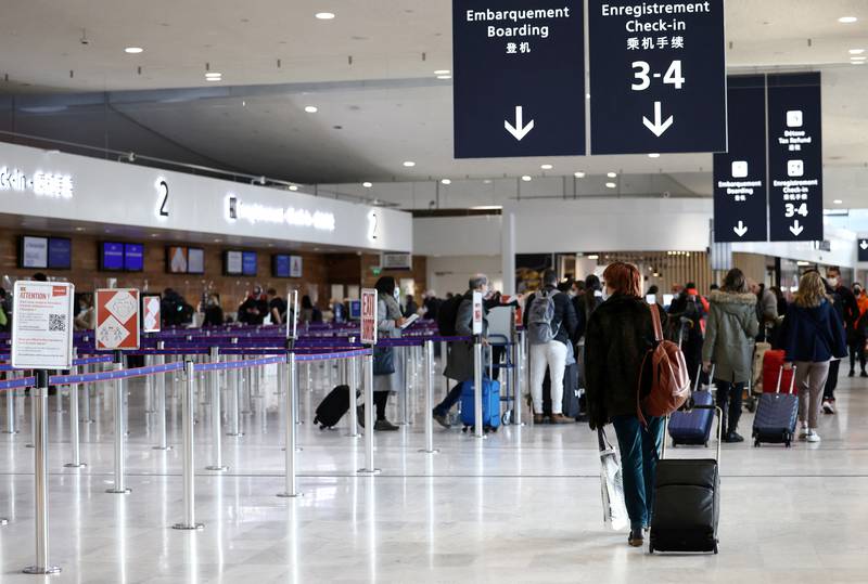 Charles De Gaulle Airport was the seventh worst airport, with 62 per cent of flights delayed and 3.1 per cent 
cancelled. Reuters