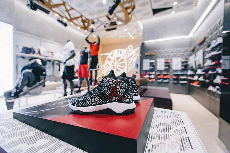 Nike first Jordan boutique in The Dubai Mall
