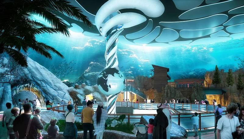 It's set to be home to the region's largest multi-species aquarium