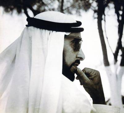 Sheikh Zayed, the Father of the Nation, left an impact on all who met him. National Archives