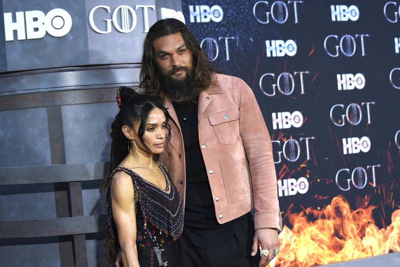 Lisa Bonet and Jason Momoa at an event for 'Game of Thrones', in which Momoa played a Dothraki leader. AP
