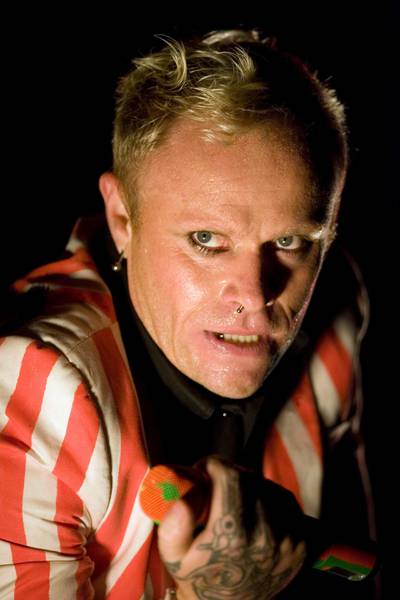 Keith Flint performs during the open air music festival in St. Gallen, Switzerland, 28 June 2008. Photo: EPA