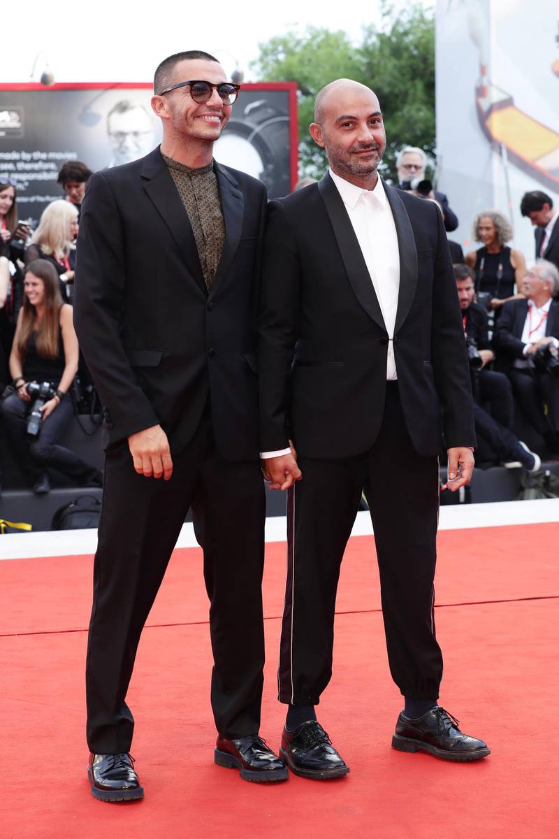 Diego Passoni and Piermario Simula attend the closing ceremony of the 76th Venice Film Festival on September 7, 2019. Getty Images