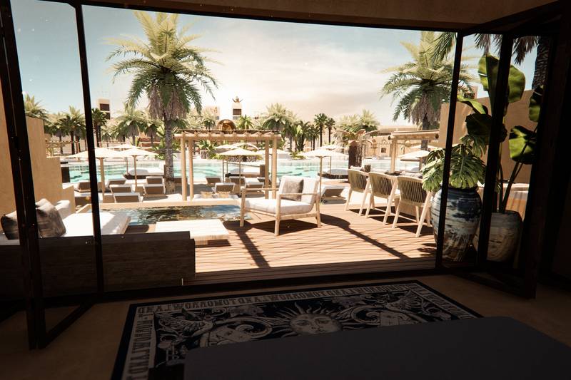 Tomorrowland's Terra Sollis features VIP rooms with sun decks, resort views and a private plunge pool. Photo: Terra Solis