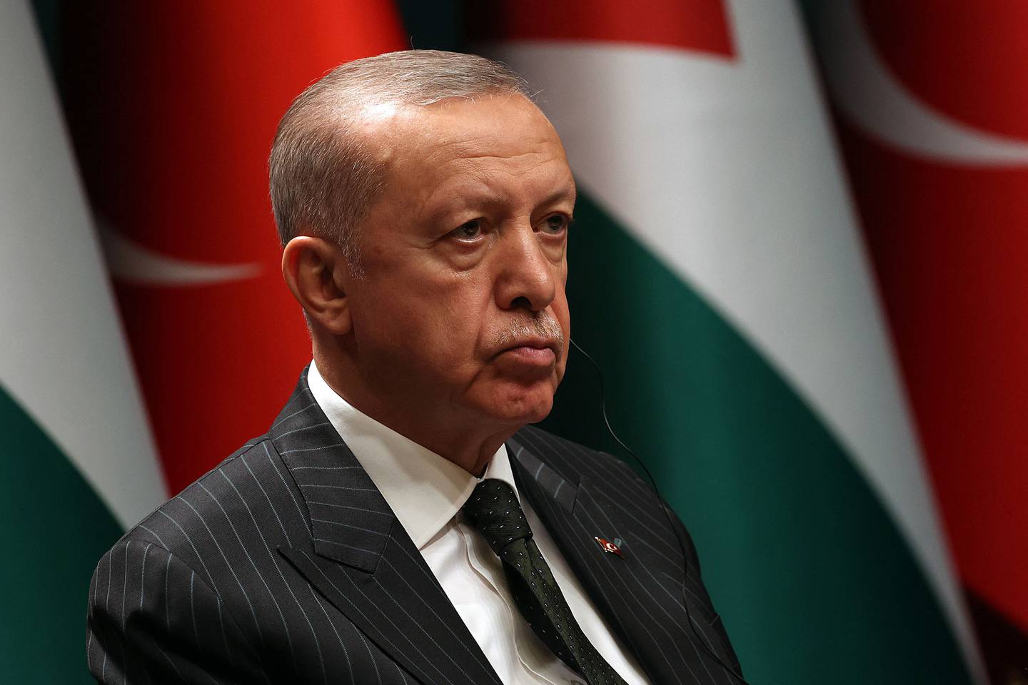 Turkey's President Recep Tayyip Erdogan has said he is prepared to freeze the two Nato membership bids. AFP 
