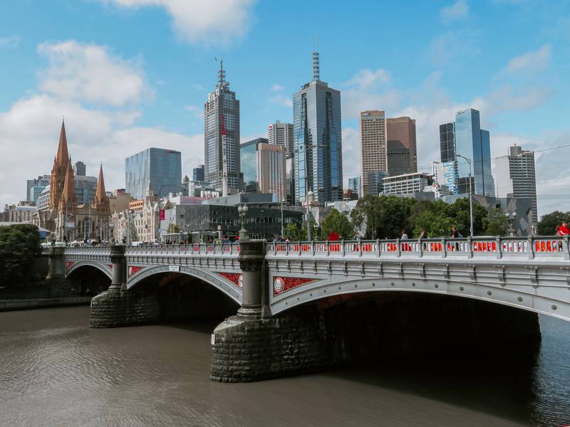 Melbourne, Australia, was ranked as the eighth-best city for expats, who say they are happy with their work-life balance. Photo: Unsplash
