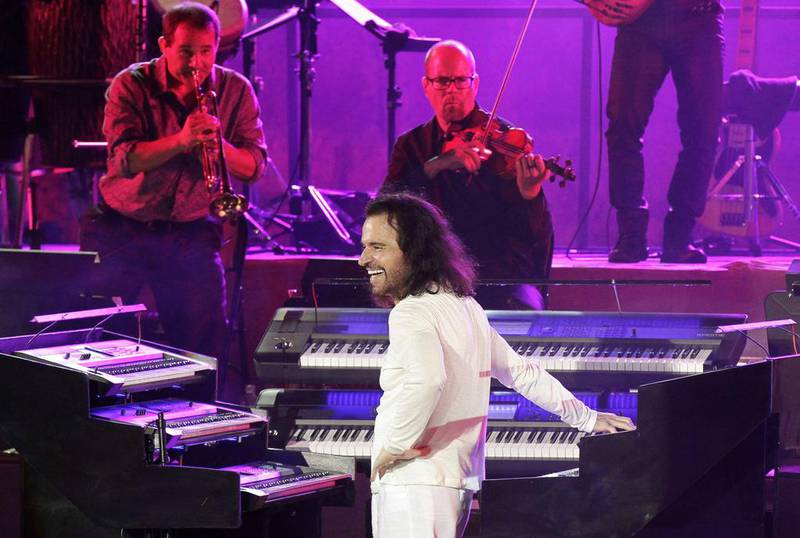 Yanni will perform at Du Forum on Yas Island on September 30. Anis Mili / Reuters 