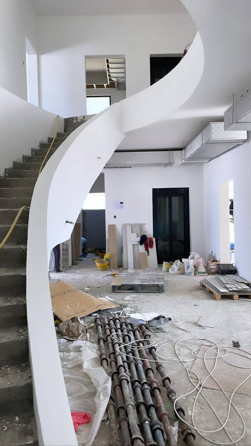 A more recent image of the staircase in the RAK development. Photo: Lauren Doble