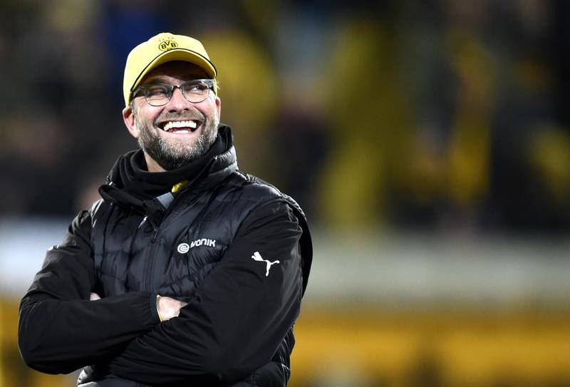 Juergen Klopp is an advocate of “heavy metal” football, a style of high-octane pressing football that saw Dortmund twice win the Bundesliga title and reach the 2013 Uefa Champions League final. AFP PHOTO / ODD ANDERSEN

