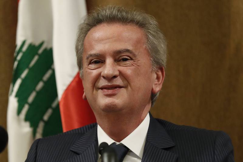 Riad Salameh, Lebanon's Central Bank Governor, has held the post for 30 years. AP