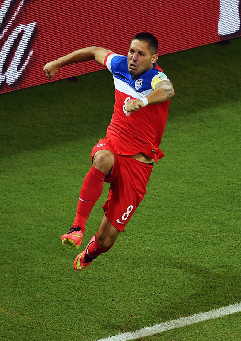=30) Clint Dempsey (United States) 57 goals in 141 games. Ratio: 0.4. Getty