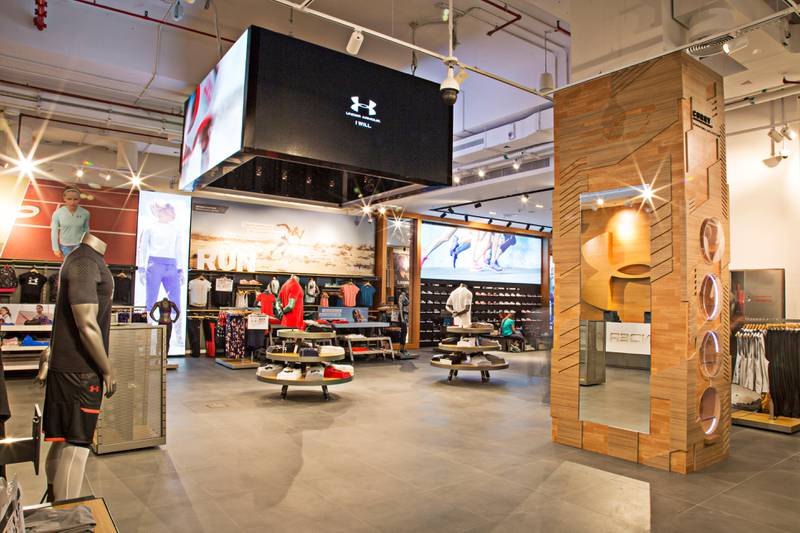 Visit the new Under Armour store in The Dubai Mall. Courtesy Under Armour