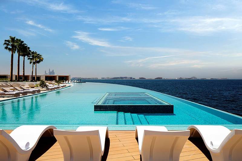 The Burj Al Arab Terrace infinity pool. Courtesy Jumeirah Group