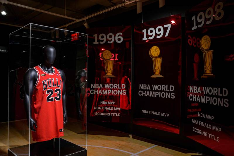 The jersey worn by basketball legend Michael Jordan during Game 1 of the 1998 NBA Finals, his last title victory, sold for a record $10.1 million in auction. AFP