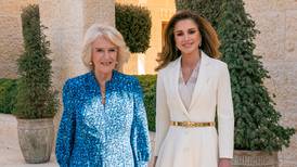 Queen Rania and Camilla champion British and French designers in Jordan