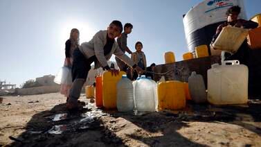 Many countries face water shortages, such as Yemen. EPA / Yahya Arhab