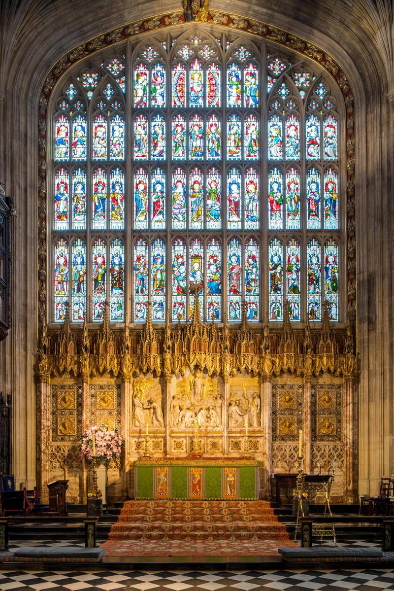 The Quire in St George's Chapel, at Windsor Castle, where Prince Harry and Meghan Markle will have their wedding service. Reuters