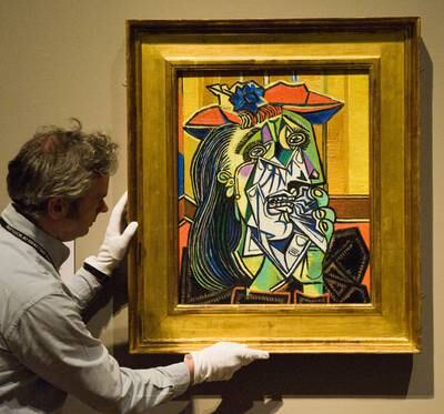 Pablo Picasso's 'Weeping Woman' was held to ransom in the mid-1980s by a group in Australia who demanded more funding for the arts. Getty